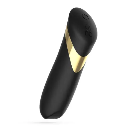 Crushious Blinders Rechargeable Mini Vibrating Device Black 10.2cm