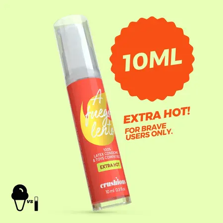 A Fuego Lento grejući lubrikantni gel 10ml, veganski, bez mirisa, u airless bočici