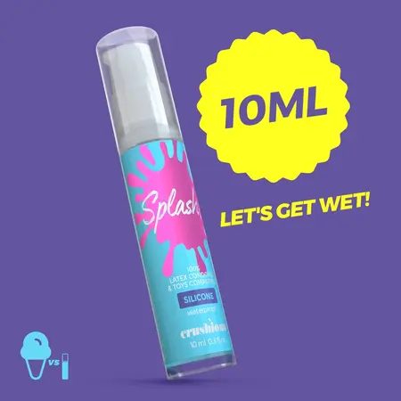 Splash silikonski lubrikant gel 10ml sa dugotrajnom veganskom formulom