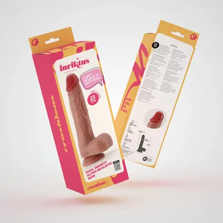 Crushious Inviktus tečni silikonski model 23 cm u boji kože sa fleksibilnim sistemom