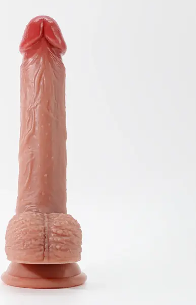 Crushious Inviktus intimni dildo od tečnog silikona 22cm u boji kože