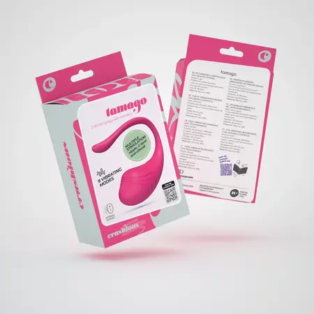 Crushious Tamago Pink punjivo bežično intimno jaje sa 9 modova vibracije