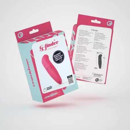 Crushious G-Finder Mini precizni masažer roze 8cm ABS kompaktan