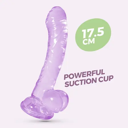 Crushious Hudini Flexible Intimate Device 17.5 cm Purple TPE Suction Base