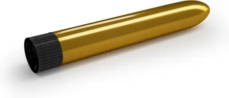 Crushious Classic Vibe Gold, luksuzni metalik masažer za intimno zadovoljstvo 17.5 cm