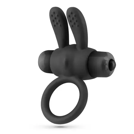 Crushious Pluto silikonski prsten sa vibrirajućim metkićem crni 7.6cm