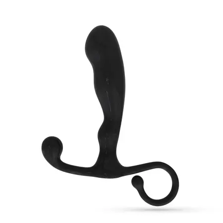 Crushious P-Baba Black ergonomski uređaj za masažu prostate, 15 cm