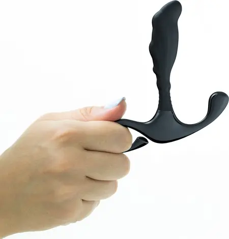 Crushious Djinn crni silikonski stimulator prostate od 10.5 cm sa ergonomskim dizajnom