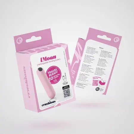 Crushious iMoan vibrirajući metak Baby Pink kompaktan model na punjenje