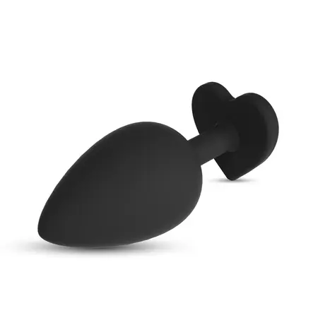 Crushious Cuore crni intimni čep L veličine sa 4 zamenljiva kristala