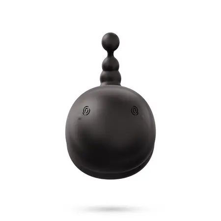 Crushious Cocoon Black bežični punjivi vibrirajući sistem, 8.5cm