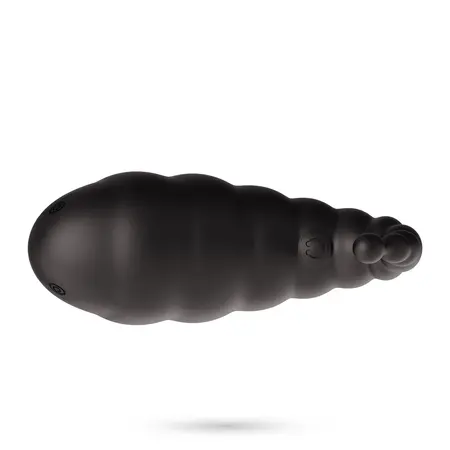 Crushious Cocoon Black bežični punjivi vibrirajući sistem, 8.5cm