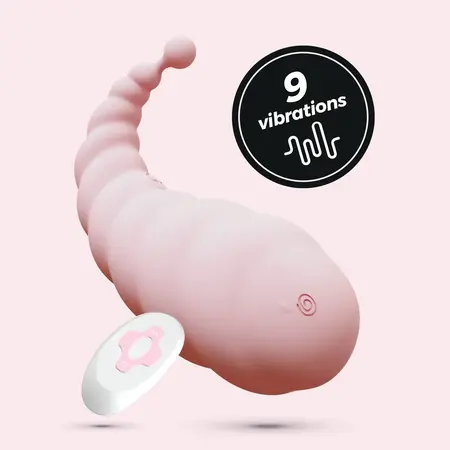 Crushious Cocoon Pink punjivo vibrirajuće jaje sa bežičnim daljinskim upravljačem