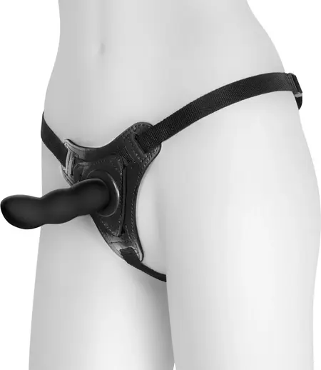 Crushious Snapper podesivi strapon sistem crni 12.5cm silikon