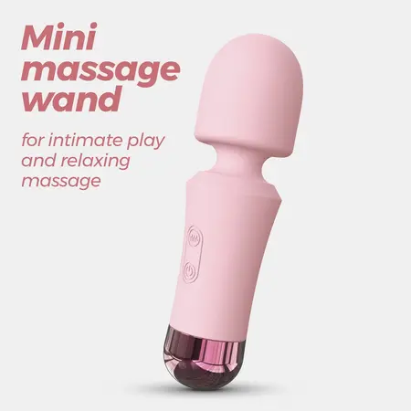 Crushious Wanda Mini punjivi masažer roze 12.5cm USB