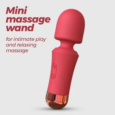 Crushious Wanda Mini punjivi wand masažer terakota 12.5 cm
