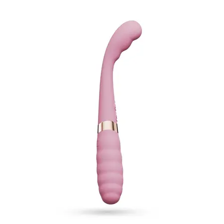 Crushious Pixie fleksibilni vibrator sa dva kraja roze 20cm