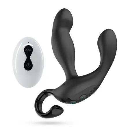 Crushious Loki Black punjivi masažer prostate sa daljinskim upravljačem