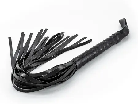 Crushious Floggy crni flogger od PU kože 58cm