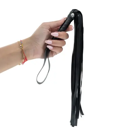 Crushious Floggy crni flogger od PU kože 58cm