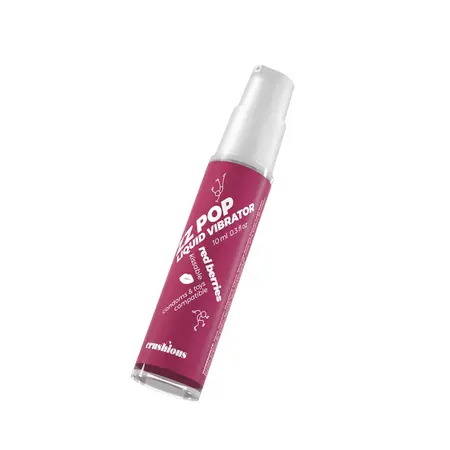 ZZ Pop tečni vibrator sa ukusom crvenog voća 10ml, aromatični stimulativni gel