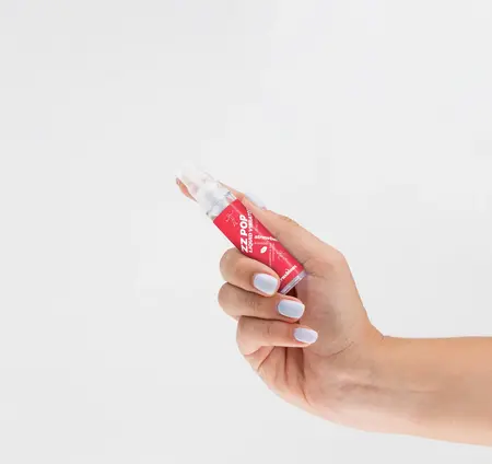 ZZ Pop Kissable tečni vibrirajući gel sa ukusom jagode 10ml, senzacija sa ukusom