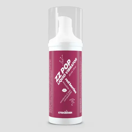 ZZ Pop tečni vibrator sa ukusom crvenog voća 30ml, stimulativni gel koji se može ljubiti