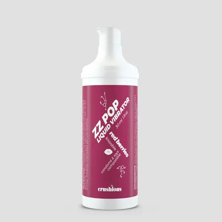 ZZ Pop tečni vibrator sa ukusom crvenog voća 30ml, stimulativni gel koji se može ljubiti