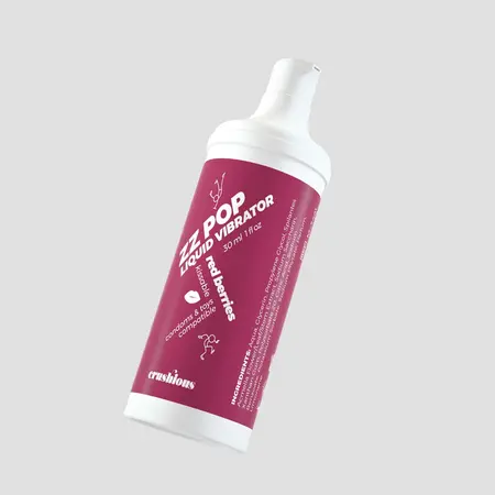 ZZ Pop tečni vibrator sa ukusom crvenog voća 30ml, stimulativni gel koji se može ljubiti