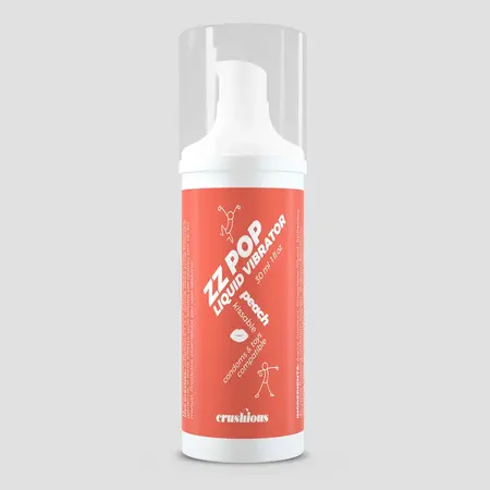 ZZ Pop Kissable Liquid Sensation Gel Peach 30ml sa ukusom breskve za stimulaciju