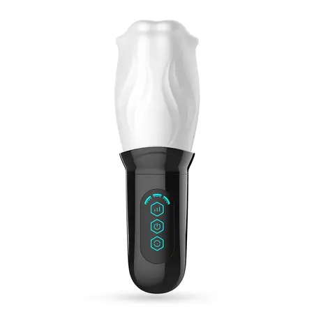 Crushious Fellatrix rotirajući intimni uređaj beli 21cm USB vodootporan