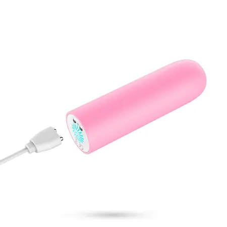 Quackers punjivi vibrator roze boje sa 10 modova vibracije vodootporan 8.6 cm