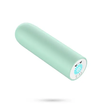 Crushious Quackers USB punjivi mini vibrator u mint zelenoj boji