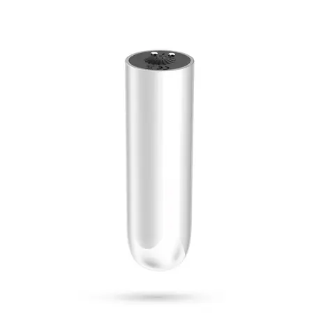 Crushious Quackers punjivi intimni vibrator metak, beli, 8.6 cm