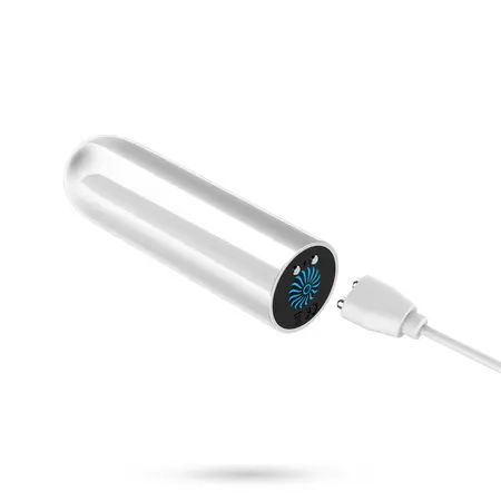 Crushious Quackers punjivi intimni vibrator metak, beli, 8.6 cm