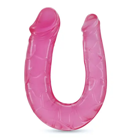 Crushious Deep Diver Set - Double-Ended Flexible Model with Anal Lubricant 50ml Pink