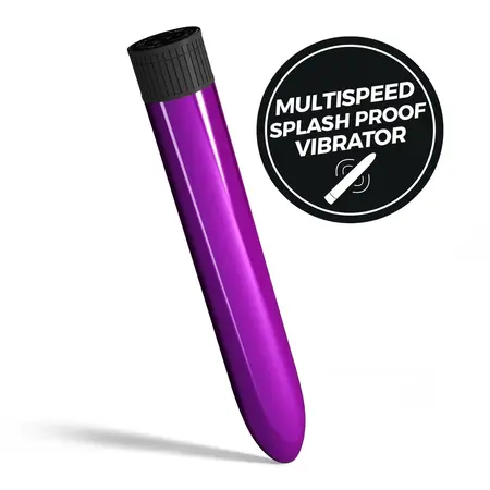 Crushious Classic Vibe vibrator ljubičasti 17.5 cm tanak dizajn
