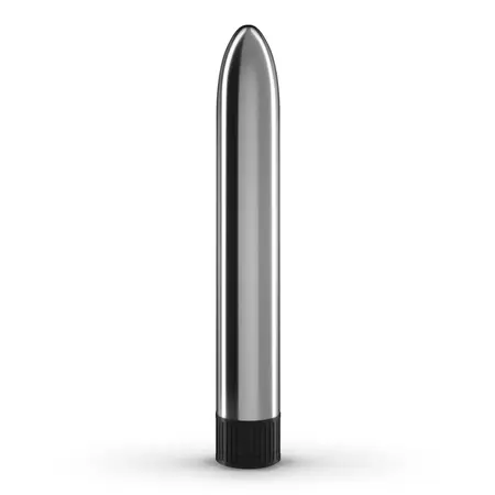 Crushious Classic Vibe Silver metalik intimni masažer 17.5cm