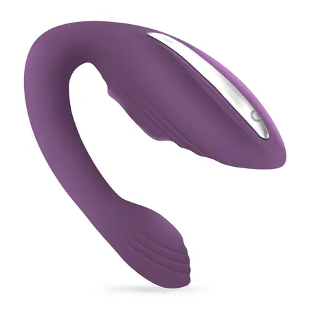 Crushious Pleasuriser Purple C vibrator i lubrikant na bazi vode 50ml