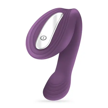 Crushious Pleasuriser Purple C vibrator i lubrikant na bazi vode 50ml