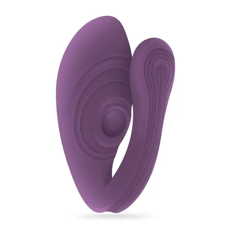 Crushious Pleasuriser Purple C vibrator i lubrikant na bazi vode 50ml