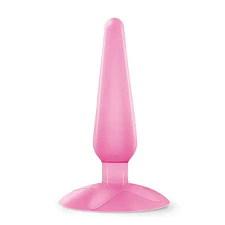 Crushious Jolly Pink, kompaktni silikonski analni čep sa usisnom bazom