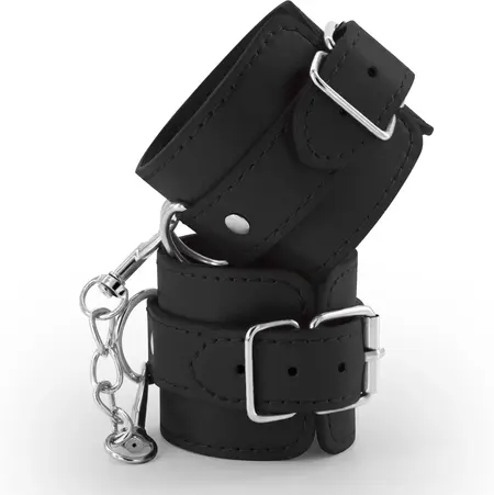 Bondage Love kožne podesive lisice crne od veštačke kože univerzalne veličine