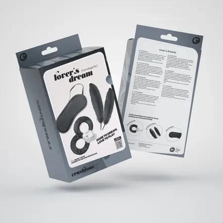 Lover's Dream Starter Set četvorodelni crni komplet bondage opreme