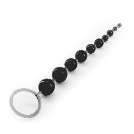 Crushious Bead Chain intimni lanac u crnoj boji dužine 25.4 cm sa fleksibilnim dizajnom