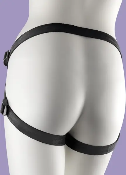 Adrien Lastic Snap Strap podesivi intimni pojas, crni, univerzalni