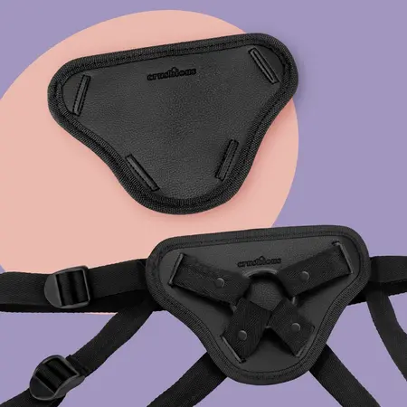 Adrien Lastic Snap Strap podesivi intimni pojas, crni, univerzalni
