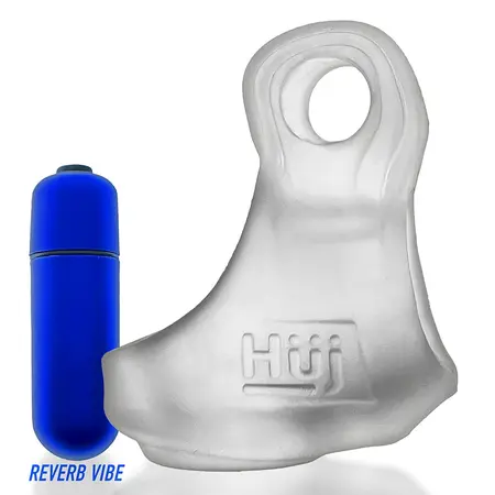 Hunkyjunk Revsling Reverb Vibe Sling Clear Ice/Blue vibrirajući prsten za podršku