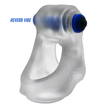 Hunkyjunk Revsling Reverb Vibe Sling Clear Ice/Blue vibrirajući prsten za podršku