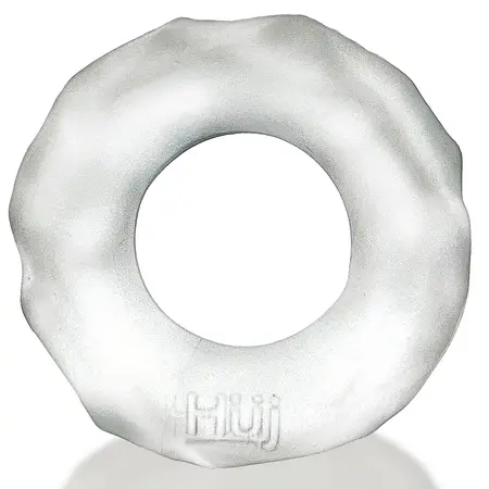 Hunkyjunk Fractal Tactile Ring Clear Ice, fleksibilni Plus+Silicone sistem